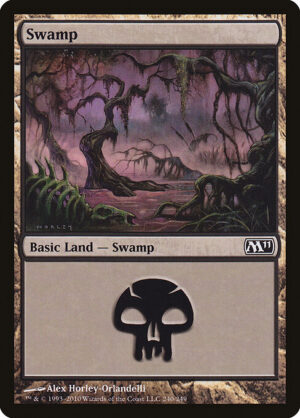Swamp (Foil) [Magic 2011] - NM