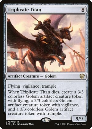 Triplicate Titan [Commander 2021] - NM