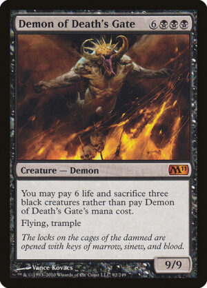 Demon of Death's Gate [Magic 2011] - NM