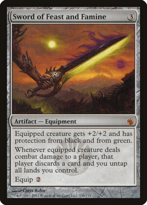 Sword of Feast and Famine [Mirrodin Besieged] - NM