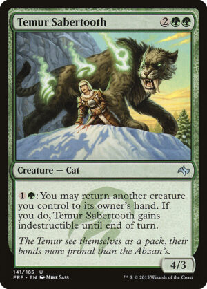 Temur Sabertooth [Fate Reforged] - NM