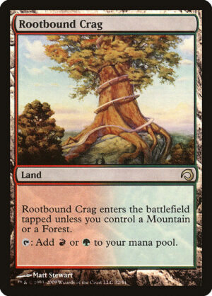 Rootbound Crag (Foil) [Premium Deck Series: Slivers] - NM