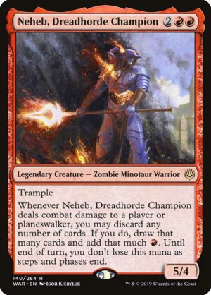 Neheb, Dreadhorde Champion [War of the Spark] - NM