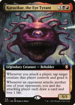 Karazikar, the Eye Tyrant [Forgotten Realms Commander] - NM