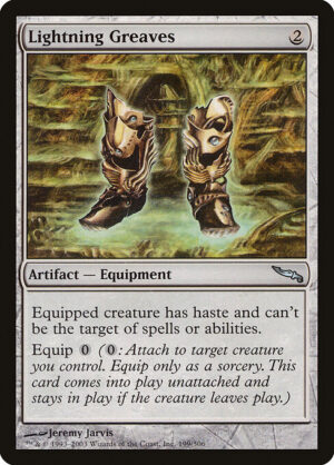Lightning Greaves [Mirrodin] - NM
