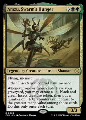 Amzu, Swarm's Hunger [Ravnica: Clue Edition] - NM