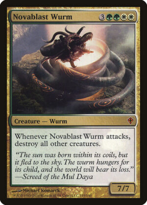 Novablast Wurm [Worldwake] - NM