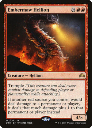 Embermaw Hellion (Foil) [Magic Origins] - NM