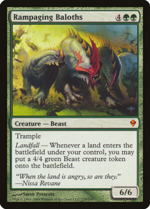 Rampaging Baloths [Zendikar] - NM
