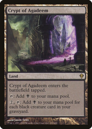 Crypt of Agadeem [Zendikar] - NM