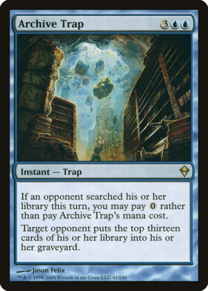 Archive Trap [Zendikar] - NM