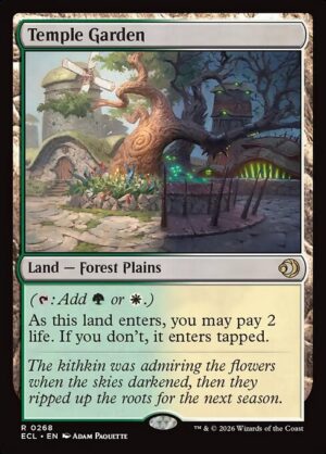Temple Garden [Lorwyn Eclipsed] - NM
