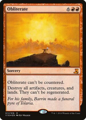 Obliterate (Foil) [From the Vault: Lore] - NM