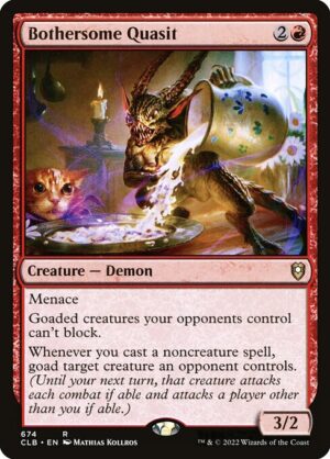 Bothersome Quasit [Commander Legends: Battle for Baldur's Gate] - NM