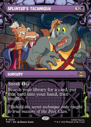 Splinter's Technique (Foil) [Teenage Mutant Ninja Turtles] - NM