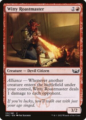 Witty Roastmaster (Foil) [Streets of New Capenna] - NM