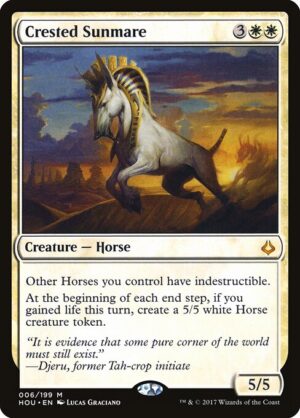 Crested Sunmare [Hour of Devastation] - NM