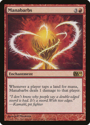 Manabarbs (Foil) [Magic 2010] - NM