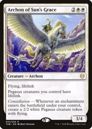Archon of Sun's Grace [Theros Beyond Death Promos] - NM