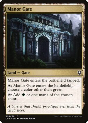 Manor Gate [Commander Legends: Battle for Baldur's Gate] - NM