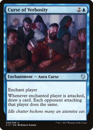 Curse of Verbosity [Commander 2017] - NM