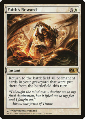 Faith's Reward [Magic 2013] - NM