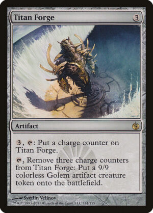 Titan Forge (Foil) [Mirrodin Besieged] - NM