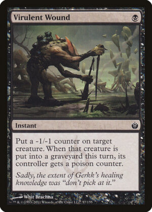 Virulent Wound (Foil) [Mirrodin Besieged] - NM