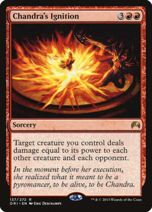 Chandra's Ignition [Magic Origins] - NM