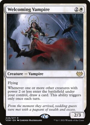 Welcoming Vampire [Innistrad: Crimson Vow Promos] - NM