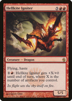 Hellkite Igniter (Foil) [Mirrodin Besieged] - NM