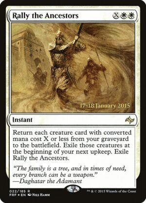 Rally the Ancestors (Foil) [Fate Reforged Promos] - NM
