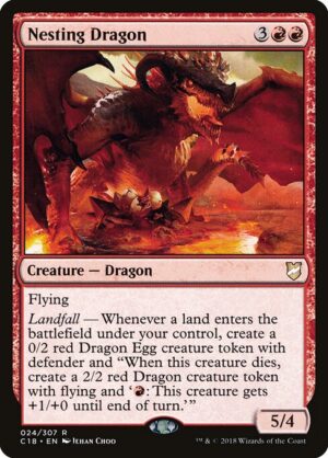 Nesting Dragon [Commander 2018] - NM