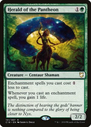 Herald of the Pantheon [Commander 2018] - NM