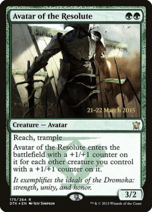 Avatar of the Resolute (Foil) [Dragons of Tarkir Promos] - NM
