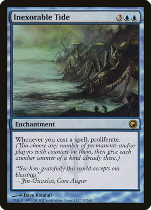 Inexorable Tide (Foil) [Scars of Mirrodin] - NM