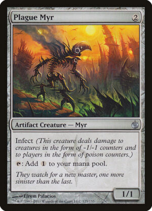 Plague Myr [Mirrodin Besieged] - NM