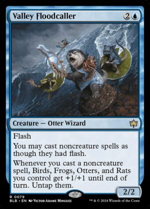Valley Floodcaller (Foil) [Bloomburrow] - NM