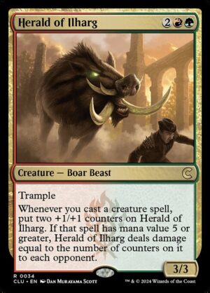 Herald of Ilharg [Ravnica: Clue Edition] - NM
