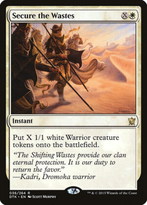 Secure the Wastes [Dragons of Tarkir] - NM