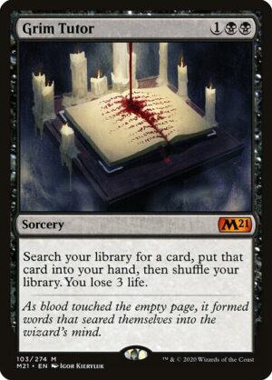 Grim Tutor [Core Set 2021] - NM