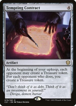 Tempting Contract [Commander 2021] - NM