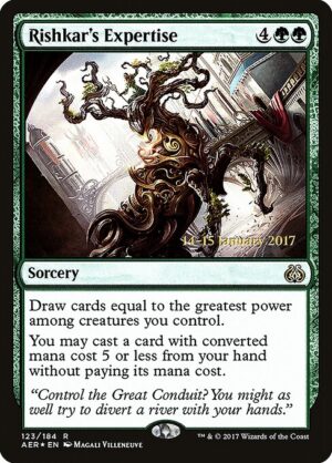 Rishkar's Expertise (Foil) [Aether Revolt Promos] - NM