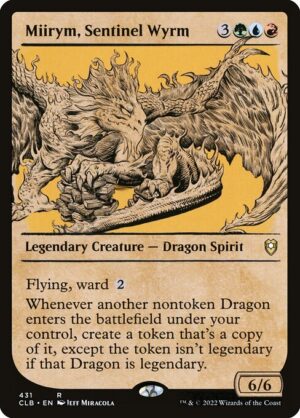 Miirym, Sentinel Wyrm [Commander Legends: Battle for Baldur's Gate] - NM