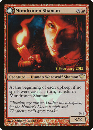 Mondronen Shaman // Tovolar's Magehunter (Foil) [Dark Ascension Promos] - NM