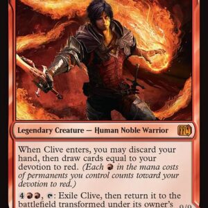 Clive, Ifrit's Dominant // Ifrit, Warden of Inferno [Final Fantasy] - NM