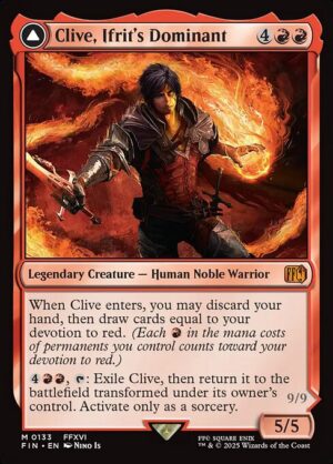 Clive, Ifrit's Dominant // Ifrit, Warden of Inferno [Final Fantasy] - NM