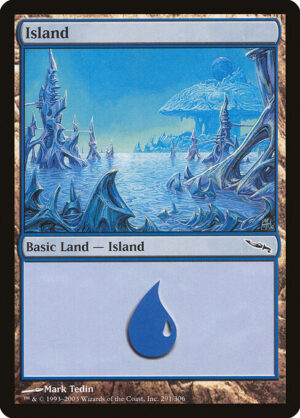 Island (Foil) [Mirrodin] - NM