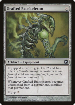 Grafted Exoskeleton [Scars of Mirrodin] - NM