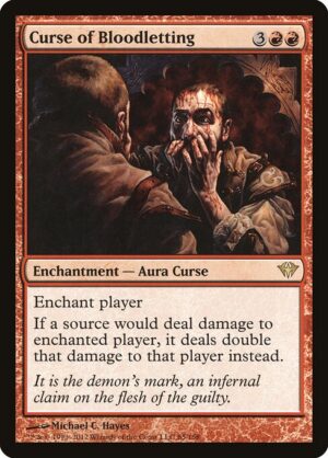 Curse of Bloodletting [Dark Ascension] - NM